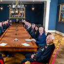 14. oktober: Kongen i statsråd utnevner ny regjering og Jonas Gahr Støre til Norges nye statsminister. Foto: Håkon Mosvold Larsen / NTB